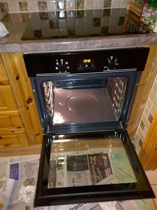 oven after cleaning